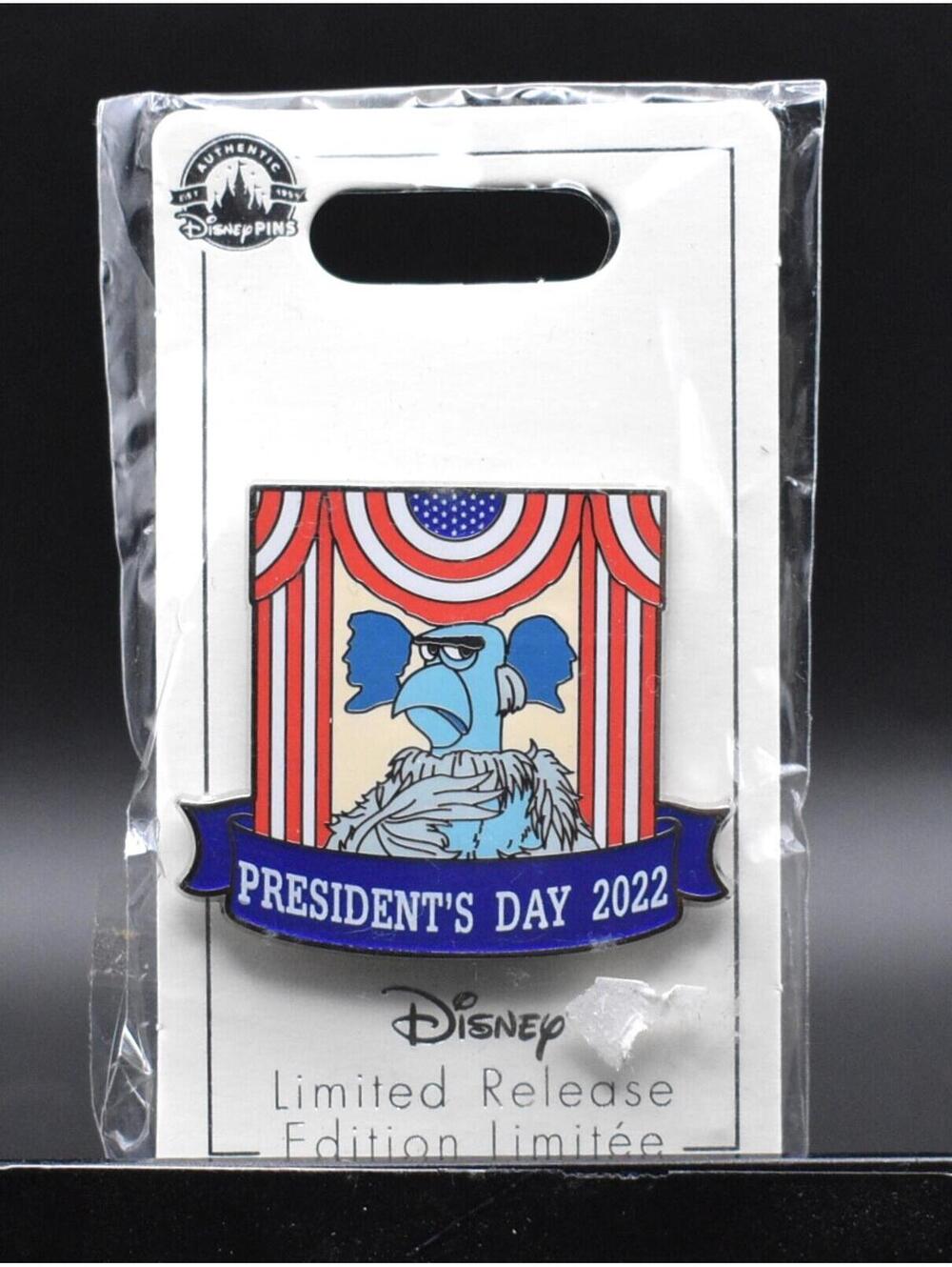 Disney Sam Eagle Presidents' Day 2022 The Muppets Pin (C5)